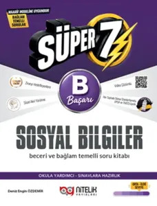Nitelik Yayınları 7. Sınıf Sosyal Bilgiler B Beceri ve Bağlam Temelli Soru Kitabı