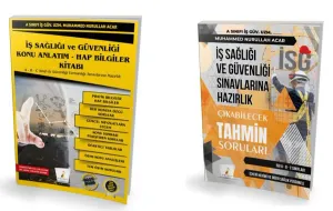 İş Sağlığı ve Güvenliği İSG Konu Anlatım Hap Bilgiler Kitabı ve İSG Çıkabilecek Tahmin Soruları
