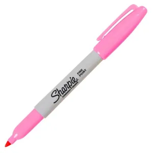 Sharpie Fine Permanent markör -Seker pembe