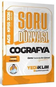 Yediiklim Yayınları 2026 KPSS AGS Coğrafya Tamamı Video Çözümlü Soru Dünyası