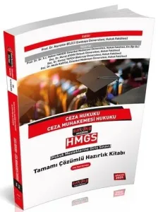 Savaş Yayınları 2025 HMGS Ceza Hukuku Ceza Muhakemesi Hukuku Tamamı Çözümlü Hazırlık Kitabı