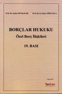 Borçlar Hukuku Özel Borç İlişkileri