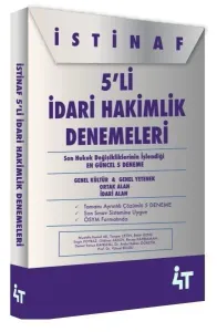 İstinaf 5'li İdari Hakimlik Denemeleri
