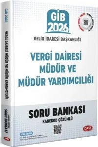 Data Yayınları 2026 Vergi Dairesi Müdür Yardımcılığı Sınavı Soru Bankası (Karekod Çözümlü)