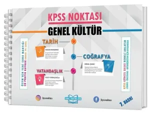 HMC Yayınları KPSS Noktası Genel Kültür Ders Notları