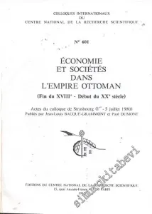 Économie et Sociétés dans L'Empire Ottoman ( Fin du XVIII - Début du XX siécle) FOTOKOPİ -