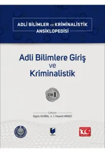 Adli Bilimlere Giriş ve Kriminalistik