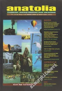 Anatolia Turizm Araştırmaları Dergisi  - Sayı: 1  14    Bahar