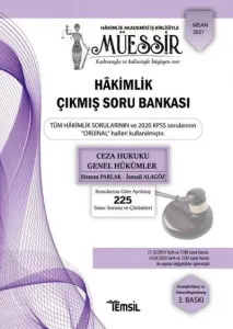 Hakimlik Çıkmış Soru Bankası Ceza Hukuku Genel Hükümler
