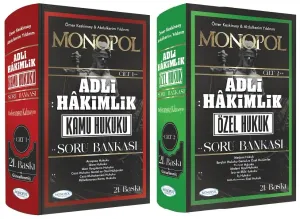 Monopol Yayınları 2025 Adli Hakimlik Kamu Hukuku-Özel Hukuk Soru Bankası