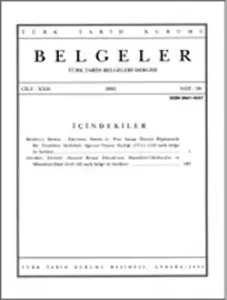 Belgeler 30. Sayı