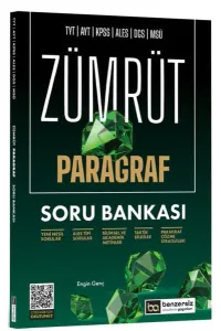 Benzersiz Akademi Yayınları TYT AYT KPSS ALES DGS MSÜ Zümrüt Paragraf Soru Bankası
