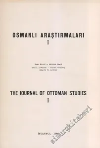 Osmanlı Araştırmaları 1 = The Journal of Ottoman Studies 1 -        1980