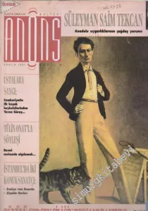 Anons Plastik Sanatlar Dergisi - Dosya: Süleyman Saim Tekcan - Büyülü Gerçekçiliğin Ressamı Balthus - Sayı: 9      Aralık