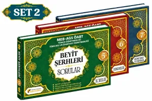 Özdil Akademi ÖABT MEB-AGS Türkçe ve Türk Dili Edebiyatı Öğretmenliği Beyit Şerhleri Etkinklikler Konu Anlatımlı Soru Bankası Deneme Set-2 (3 Kitap)