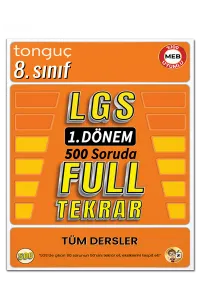 Tonguç Akademi 8. Sınıf LGS 1. Dönem Full Tekrar