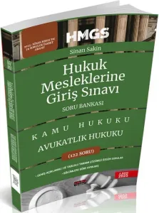 Savaş Yayınları 2025 HMGS Avukatlık Hukuku Soru Bankası