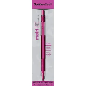 SCRIKSS OFFICE VERSATİL KALEM MATRI-X 0.5 ŞEFFAF AMBALAJ METALİK PEMBE