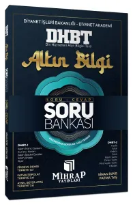 Mihrap Yayınları DHBT Altın Bilgi Soru Cevap Soru Bankası