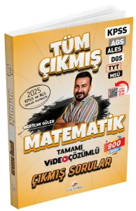 Dizgi Kitap Yayınları 2026 Matematik Tüm Sınavlar Tamamı Video Çözümlü Çıkmış Sorular