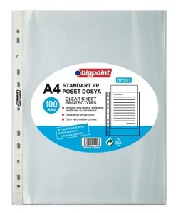 Poşet Dosya Standart 40 Mikron 100'lü Paket Bigpoint