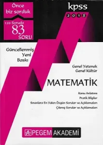 Kpss 2018 Genel Yetenek Genel Kültür Matematik Güncellenmiş Yeni Baskı
