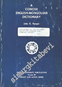 A Concise English - Mongolian Dictionary  -
