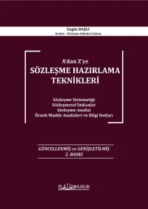 SÖZLEŞME HAZIRLAMA TEKNİKLERİ