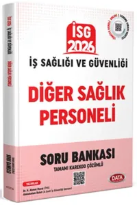 Data Yayınları 2026 İş Sağlığı Güvenliği (İSG) Diğer Sağlık Personeli Tamamı Karekod Çözümlü Soru Bankası