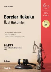 Themis Borçlar Hukuku Özel Hükümler Soru Kitabı