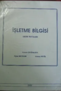 İşletme Bilgisi Ders Notları