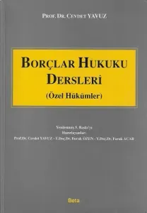 Borçlar Hukuku Dersleri (Özel Hükümler)