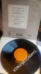 33 LP PLAK VINYL: Wilhelm Backhaus - Beethoven Sonata Nr. 5 Nr. 6 Nr. 25 -