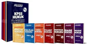 A Kadro Yayınları 2026 KPSS A Grubu Hukuk Konu Anlatımlı Modüler Set 10. Baskı