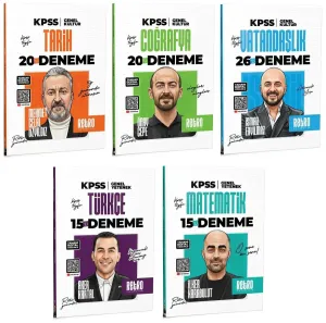 Retro Yayıncılık 2026 KPSS Genel Yetenek Genel Kültür 96 Deneme 5'li Set