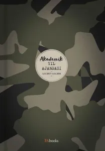 Kamuflaj Akademik Yıl Ajandası 2017 2018
