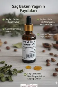 Saç ve Sakal Bakım YAĞI 50 gr