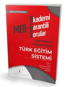 MEB - AGS Türk Eğitim Sistemi Soru Temelli Konu Anlatımı
