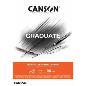 CANSON GRADUATE 40S A4 96G Eskiz Defteri
