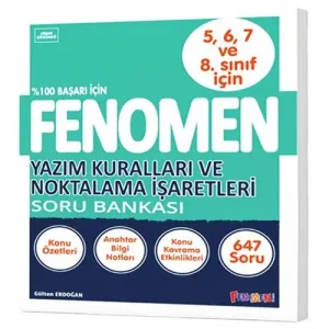 FENOMEN YAZIM KURALLARI VE NOKTALAMA İŞARETLERİ SORU BANKASI
