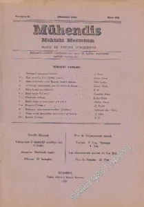 Mühendis Mektebi Mecmuası - Sayı: 46    Yıl: 4  Mart
