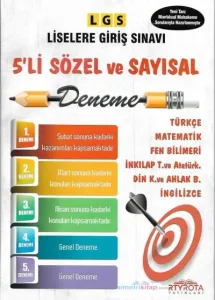Rota 8.Sınıf LGS 5'li Sözel ve Sayısal Deneme