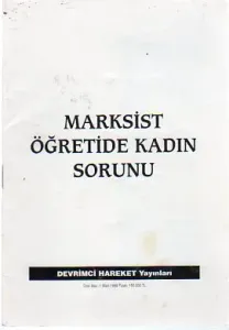 Marksist Öğretide Kadın Sorunu