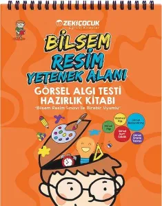 Zeki Çocuk Yayınları Bilsem Resim Yetenek Alanı Görsel Algı Testi Hazırlık Kitabı