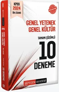 2024 KPSS Genel Yetenek Genel Kültür Ön Lisans Tamamı Çözümlü 10 Deneme