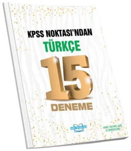 HMC Yayınları KPSS Noktasından Türkçe 15 Deneme
