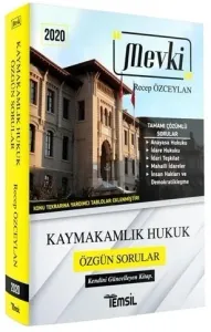 Mevki Kaymakamlık Hukuk Özgün Sorular