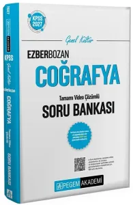 Pegem Yayınları 2027 KPSS Ezberbozan Coğrafya Tamamı Video Çözümlü Soru Bankası
