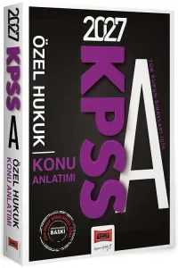 Yargı Yayınları 2027 KPSS A Grubu Tüm Kurum Sınavları İçin Özel Hukuk Konu Anlatımı