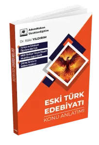 Adem Hakan MEB AGS ÖABT Türkçe ve Edebiyat Öğretmenliği Eski Türk Edebiyatı Konu Anlatımı
